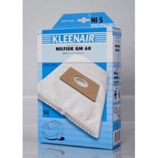 Kleenair NI 5 Støvsugerpose Nilfisk GO/COUPÃ/GM60/NEO/ONE (Microfibre)